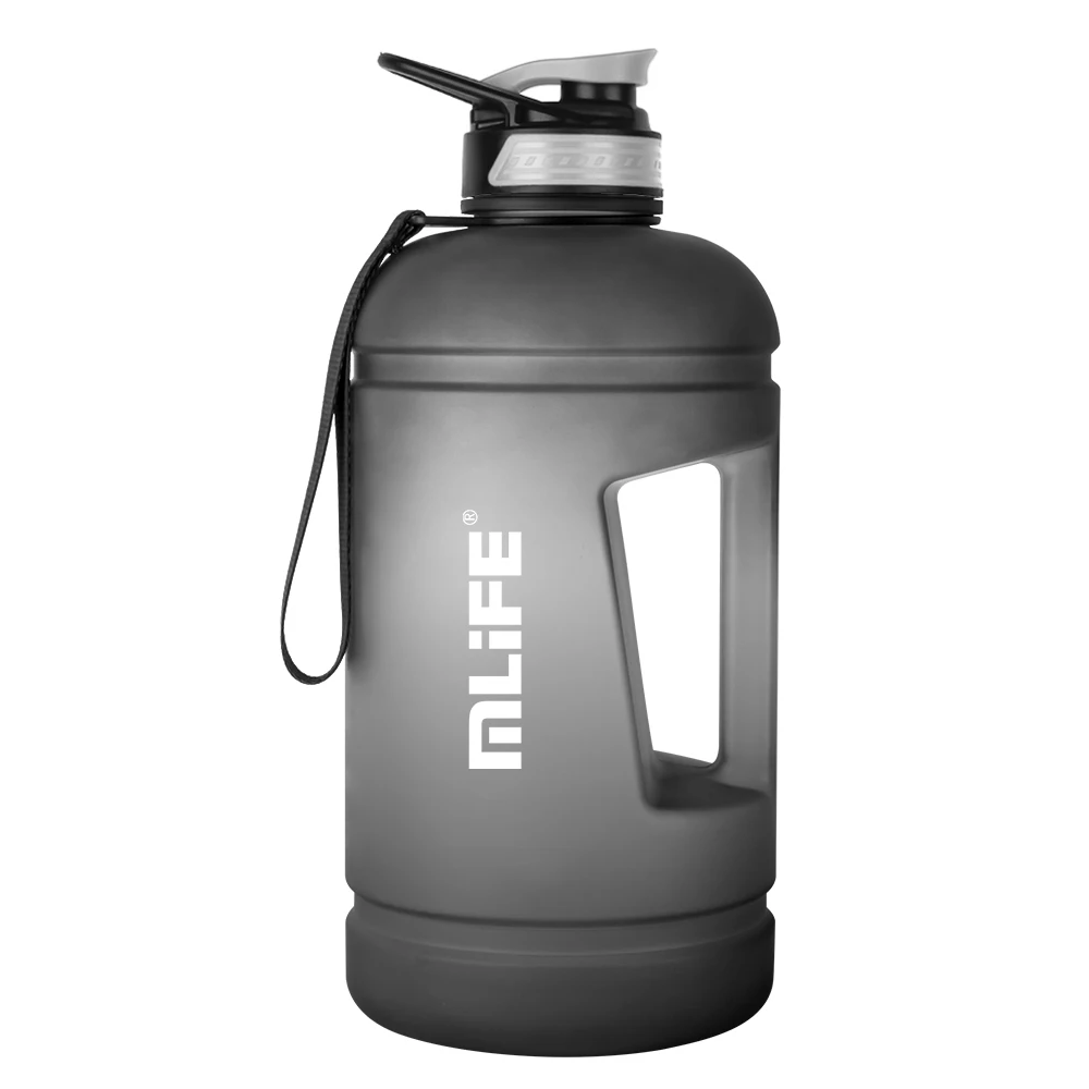 2024 top seller 2.2L Water Bottles Gym jug Big Capacity Plastic Motivational gallon water bottles material sports water bottle