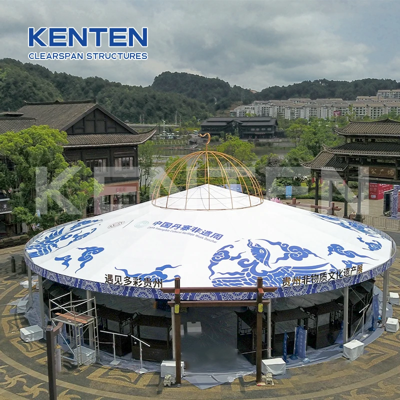 KENTEN project multi-side marche couvert chapiteau orient 8 side event party circular tent heavy duty canopy pavilion tent