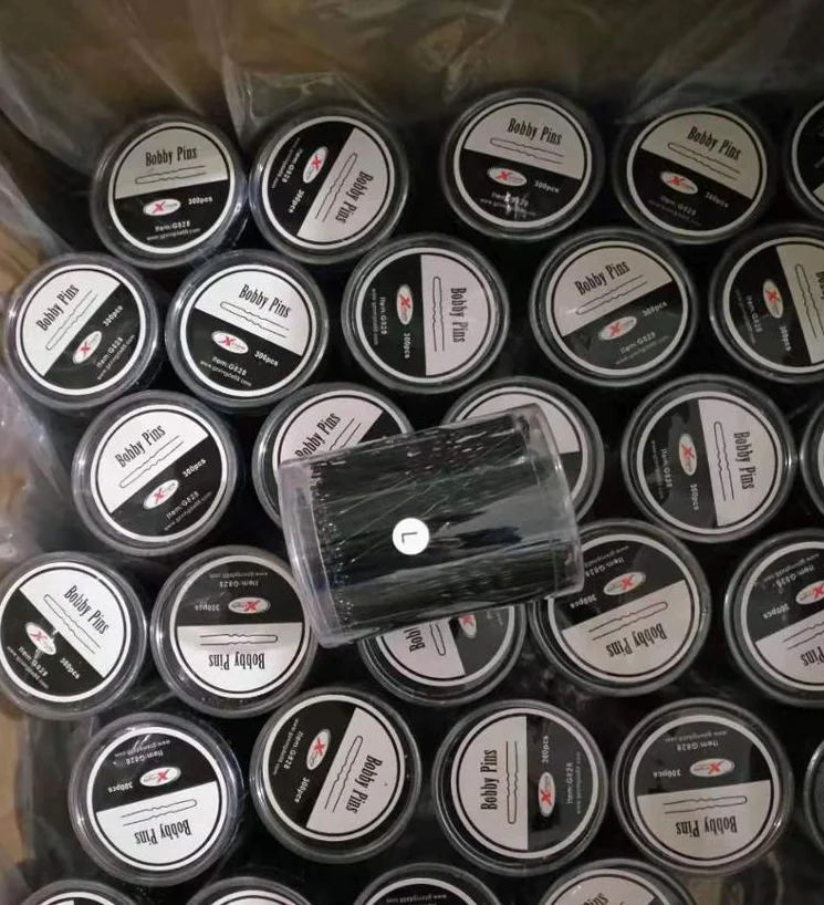 Beauty Salon Tools Latest Design U shape Black Metal Hair Bobby Pins For Women