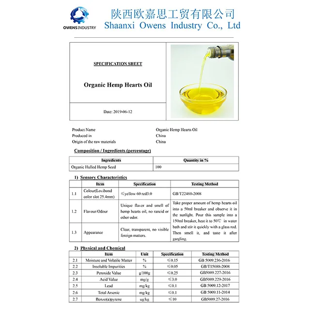 
bulk Factory Supply Top Quality Wholesale organic Hemp essential oil 