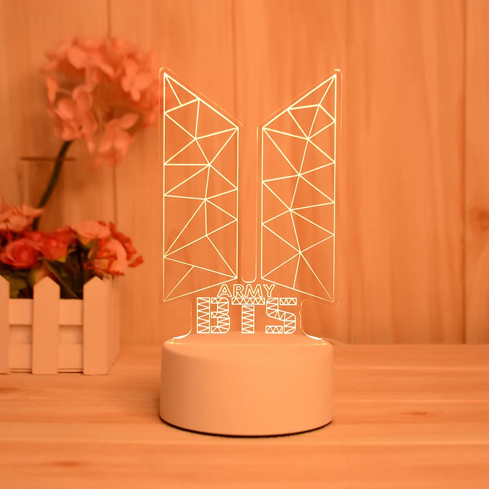 Hot sale USB night  light bedroom  3D cartoon kids USB bedside lamp table lamp