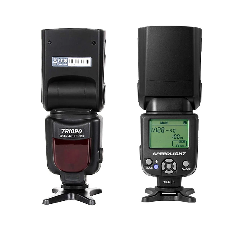 Triopo Camera flash light TR-950  manual flash light with Slave function and GN 35 .