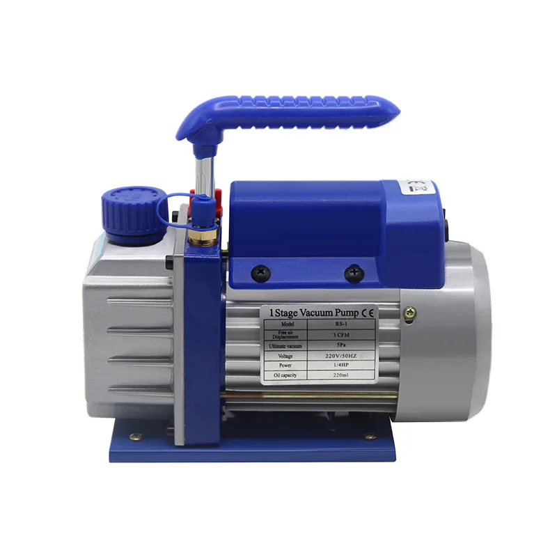 Suppliers RS-1 Single Stage 3CFM Vacuum Pump R410a Brass Pressure Manifold Gauge