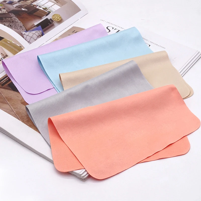 Very Soft Microfibre Glasses Cleaning Cloth Glasses Wiping Cloth For All Multi-Coated Eyeglass and Camera Lenses