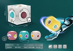 Finger Gyro Bubblemusic Stress Relief Fidget Toy New Decompression Magic Cube Toy Puzzle Decompression With Hanging Rope