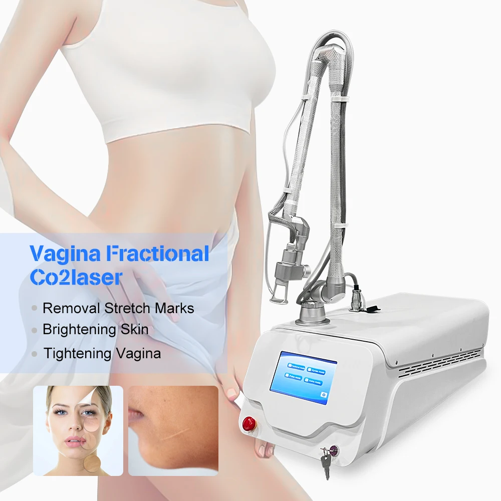 Portable co2 fractional laser machine for vaginal tightening scar removal