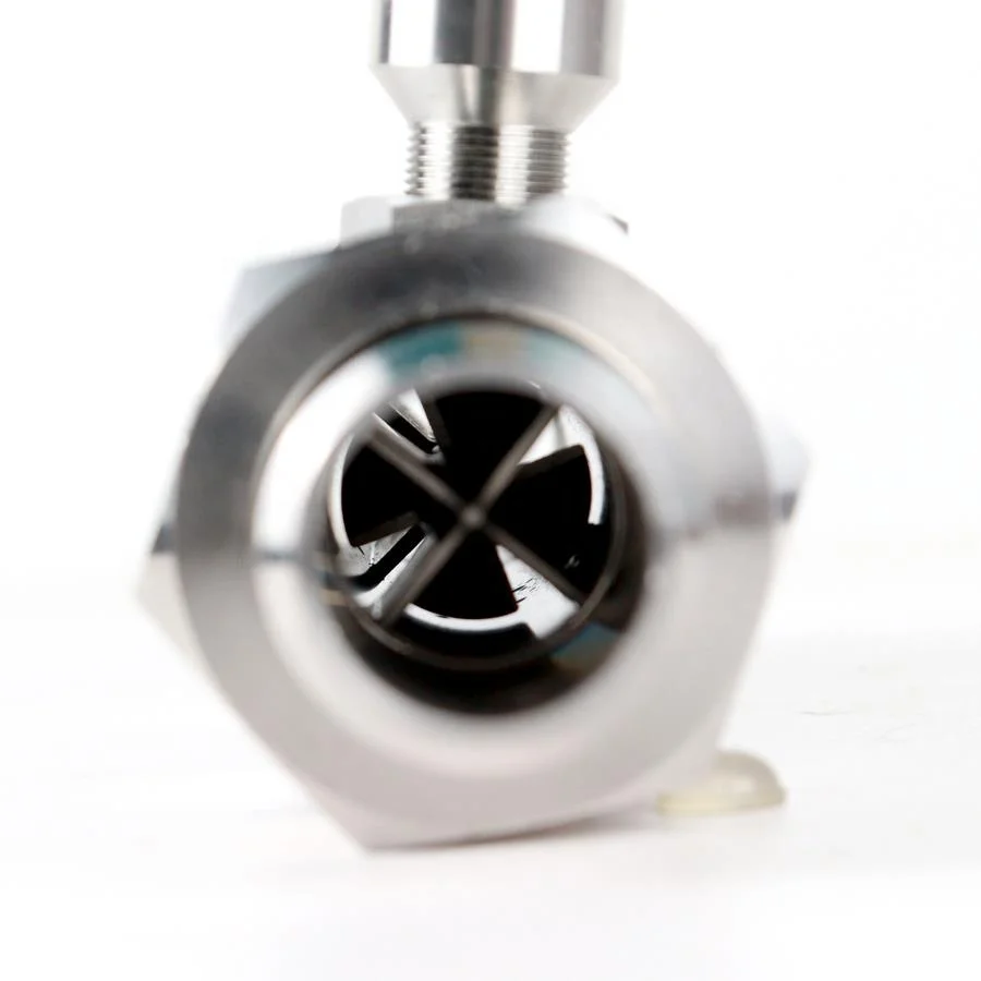 High Accuracy Certificate 6 inches Oil measuring Diesel Paddle Wheel Water Flowmeter Turbine Water Flow Meter