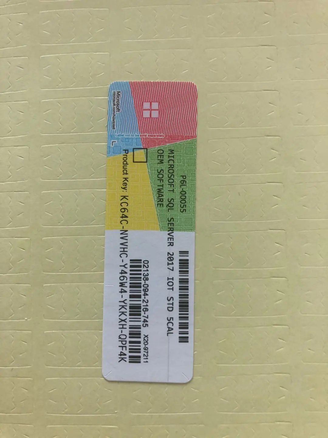 
Embedded SQL Server Standard RUNTIME 2017 IoT ESD OEI 5 Clt Std 