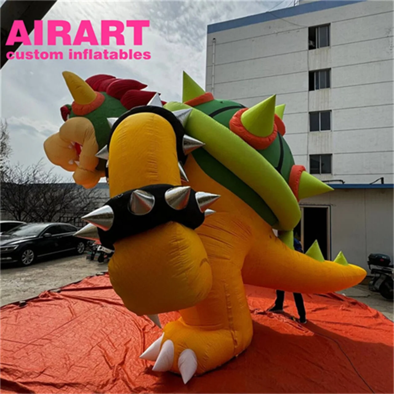 Animation decoration inflatable monster character, cheap inflatable turtle monster cartoon for advertising decoration