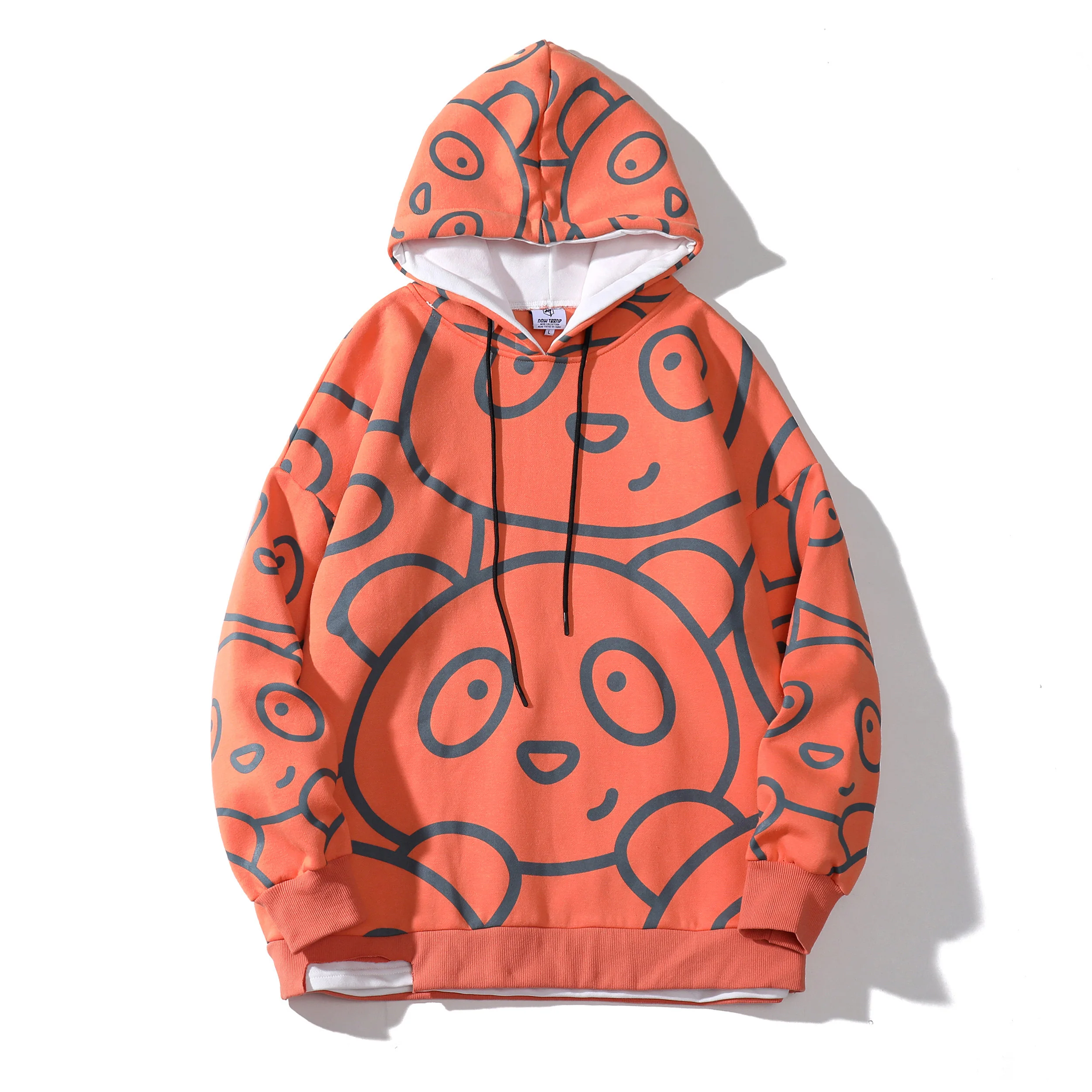 2021 Custom logo high quality New hoodies 280gsm plain white pullover 100% cotton  hoodies for men
