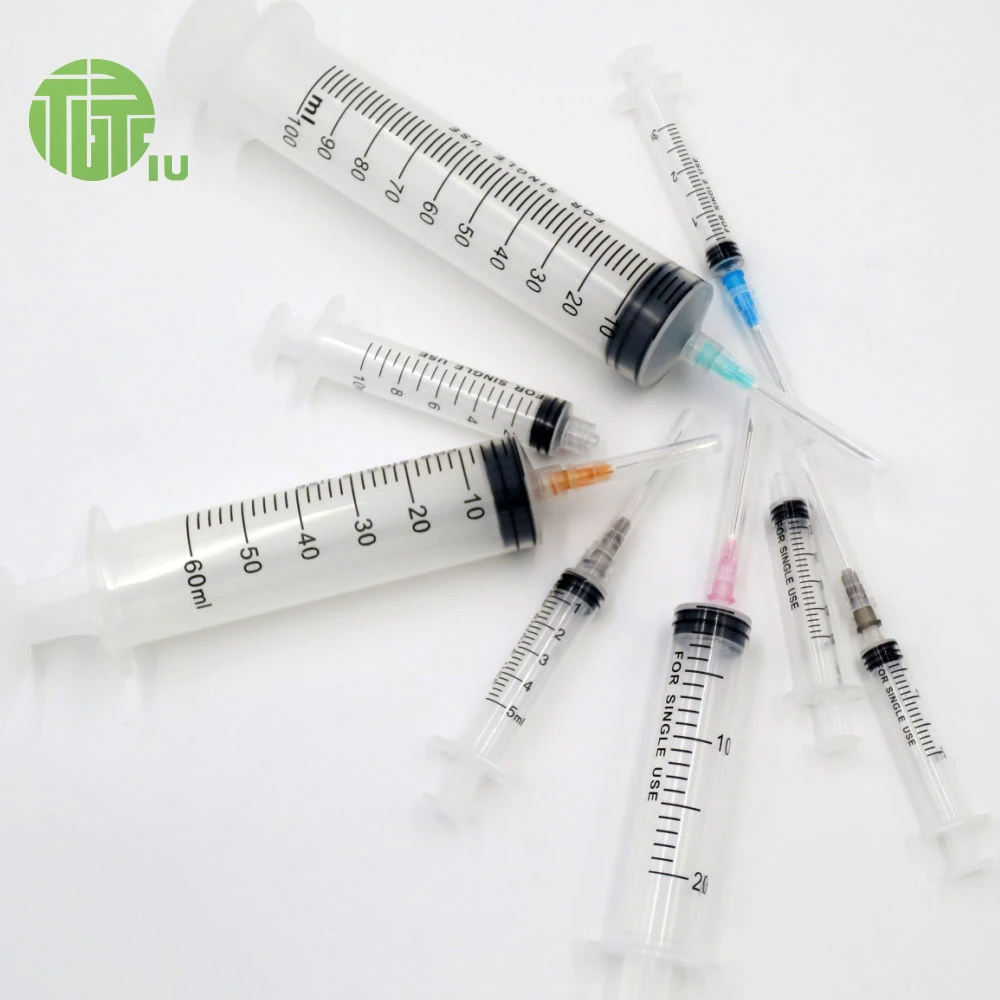 China Supplier disposable oem medical syringe 20ml 30ml manufacturers