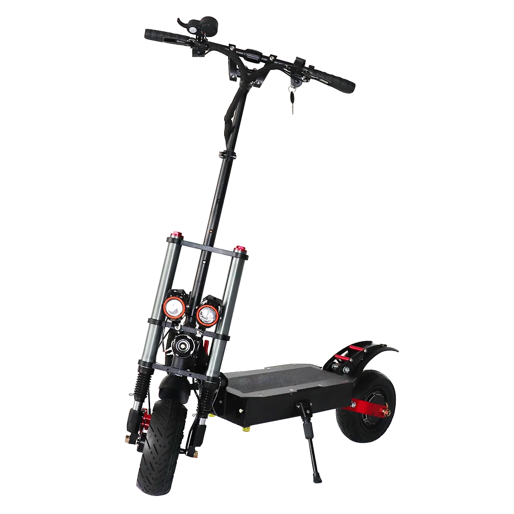 60V 5600W Dual Motor Powerful Two Wheel 11 Inch Fat Tire Off Road Electric Scooter