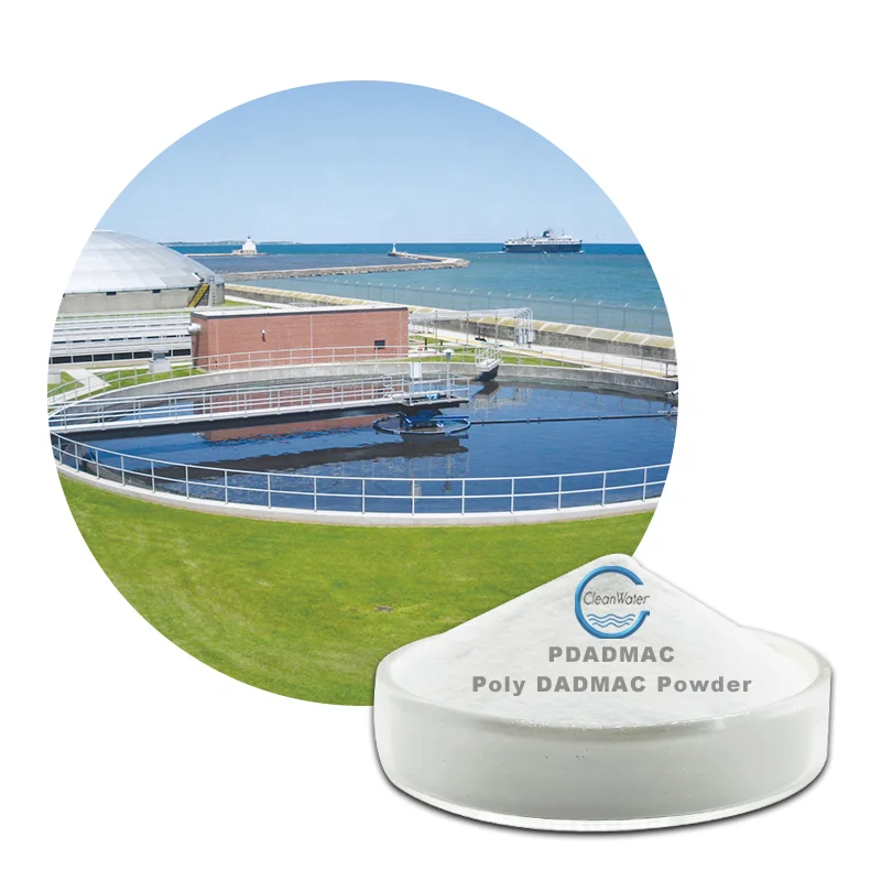 Color fixing Drinking Water Treatment Poly Dimethyldiallylammonium Chloride Powder Solid PDADMAC for Oil Drilling