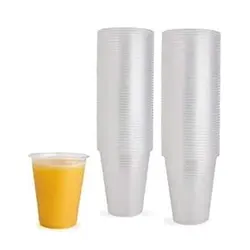 Plastic Disposable Cups For Juice Milk  Clear Plastic Cups Recyclable PP Glasses Party  Picnic BBQ Travel