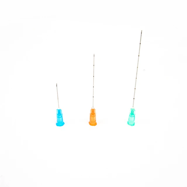 25G 50mm Blunt Micro Cannula Meso Needle Dermal Filler Blunt Tip Micro Cannula For Fillers