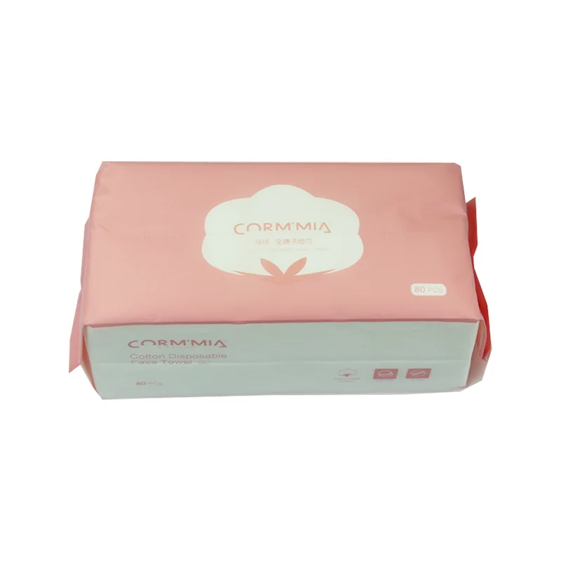 Facial Tissue 100% Cotton Tissue Dry Wipes Customize Logo