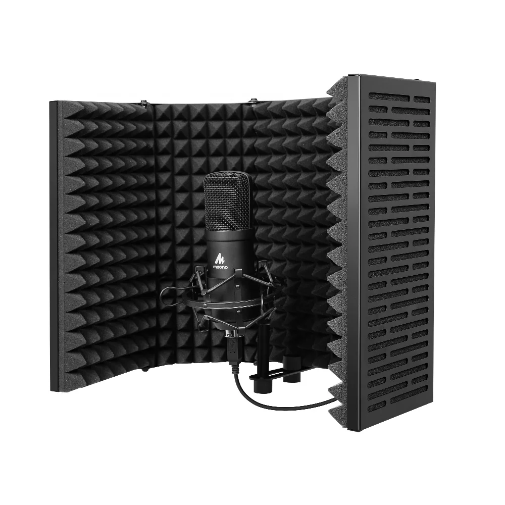 MAONO портативный микрофон Звукоизоляционный щит с пятью дверцами звукоизоляционный чехол (62508842472)