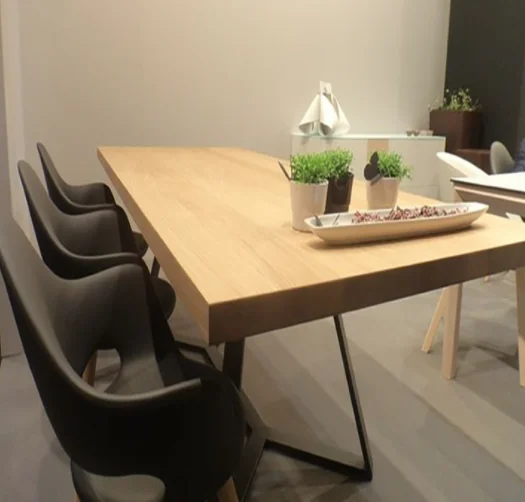 Custom modern hotel restaurant solid oak wood cafe table rectangular wood coffee table for sale