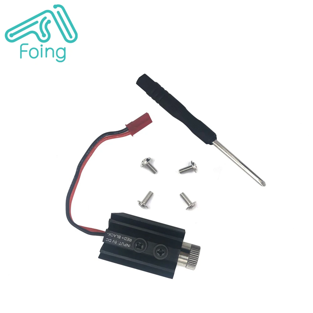 DIY 5V 1000MW/1500MW 405nm Engraving machine blue violet Laser head