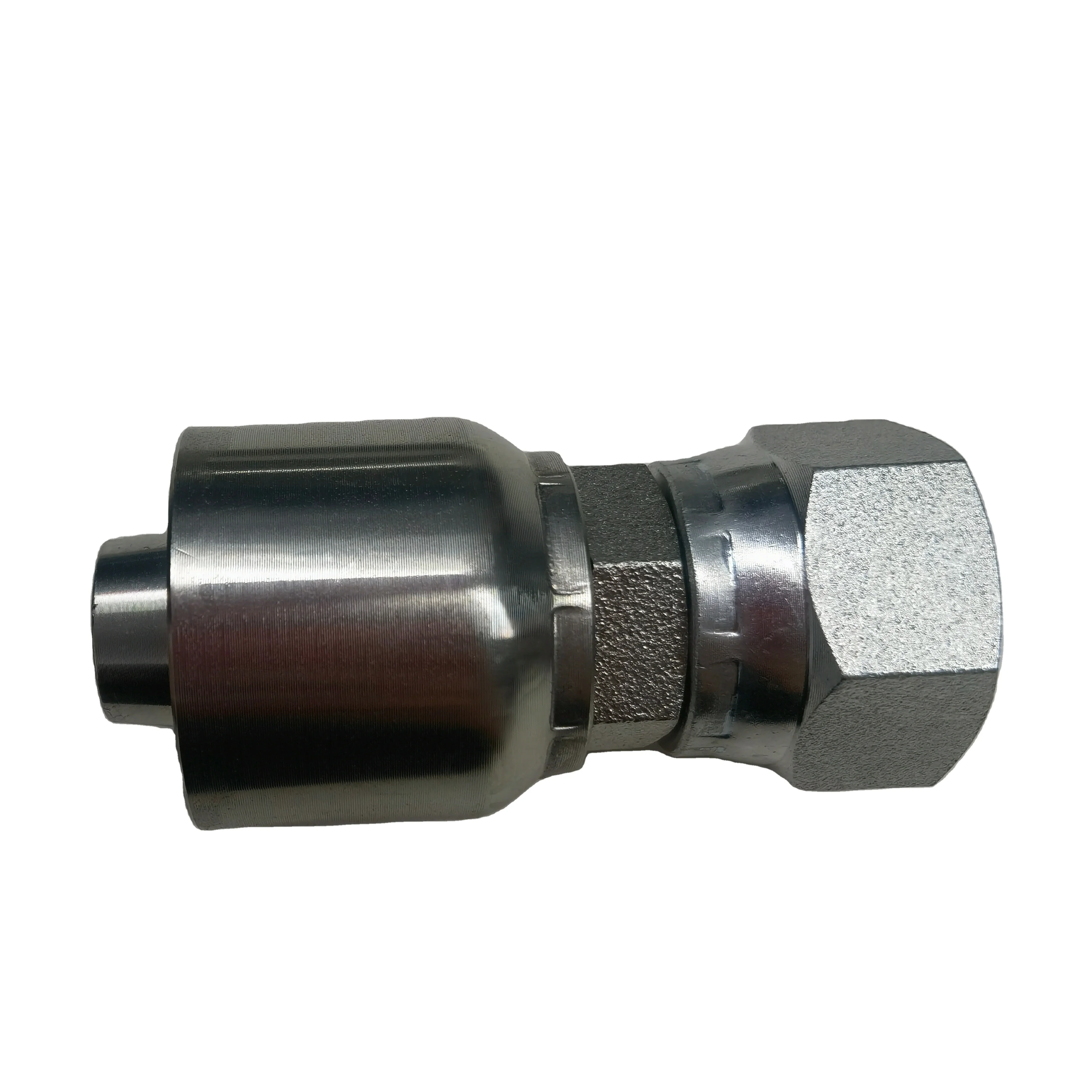 High Pressure Carbon Steel  Female JIC Hydraulic Fittings Crimp Double Hex Nut Hydraulic Hose fitting Hydraulic Adapter  26711