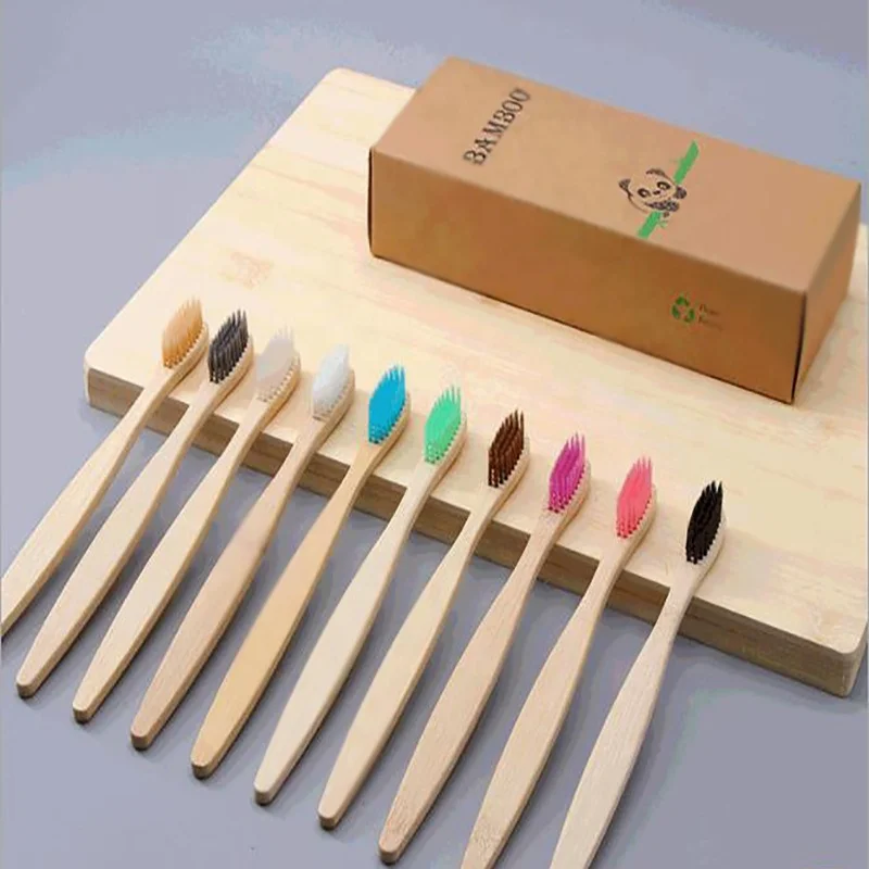 Factory direct adult bamboo toothbrush home toiletries travel hotel tail wholesale