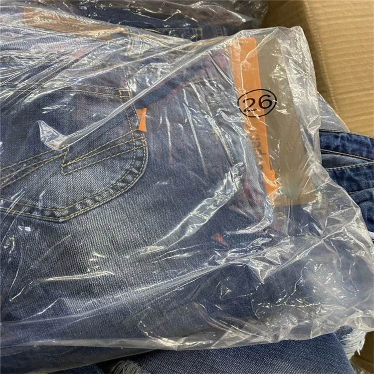 Остаток одежды, распродажа, модная одежда, мужские джинсы б/у, оптом в наличии