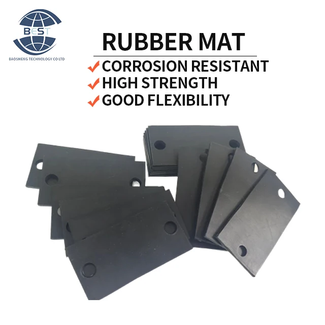 Factory new 2.5mm can be customized thickness insulation high elasticity wear-resistant two-eye rubber gasket