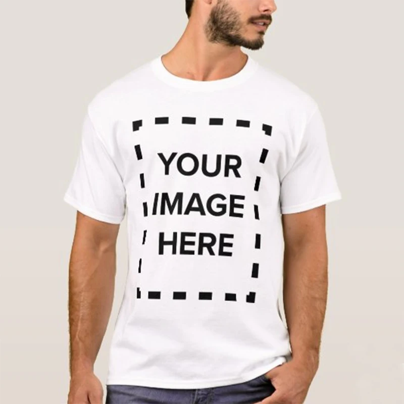 Свободная индивидуализированная Мужская футболка Oem с коротким рукавом, футболки с вышивкой/принтом/сублимационной графикой, футболки с пользовательским логотипом