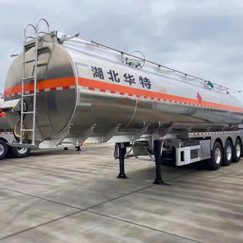 Heavy duty 2 3 axle large capacity  fuel tank oil transport tanker semi trailer