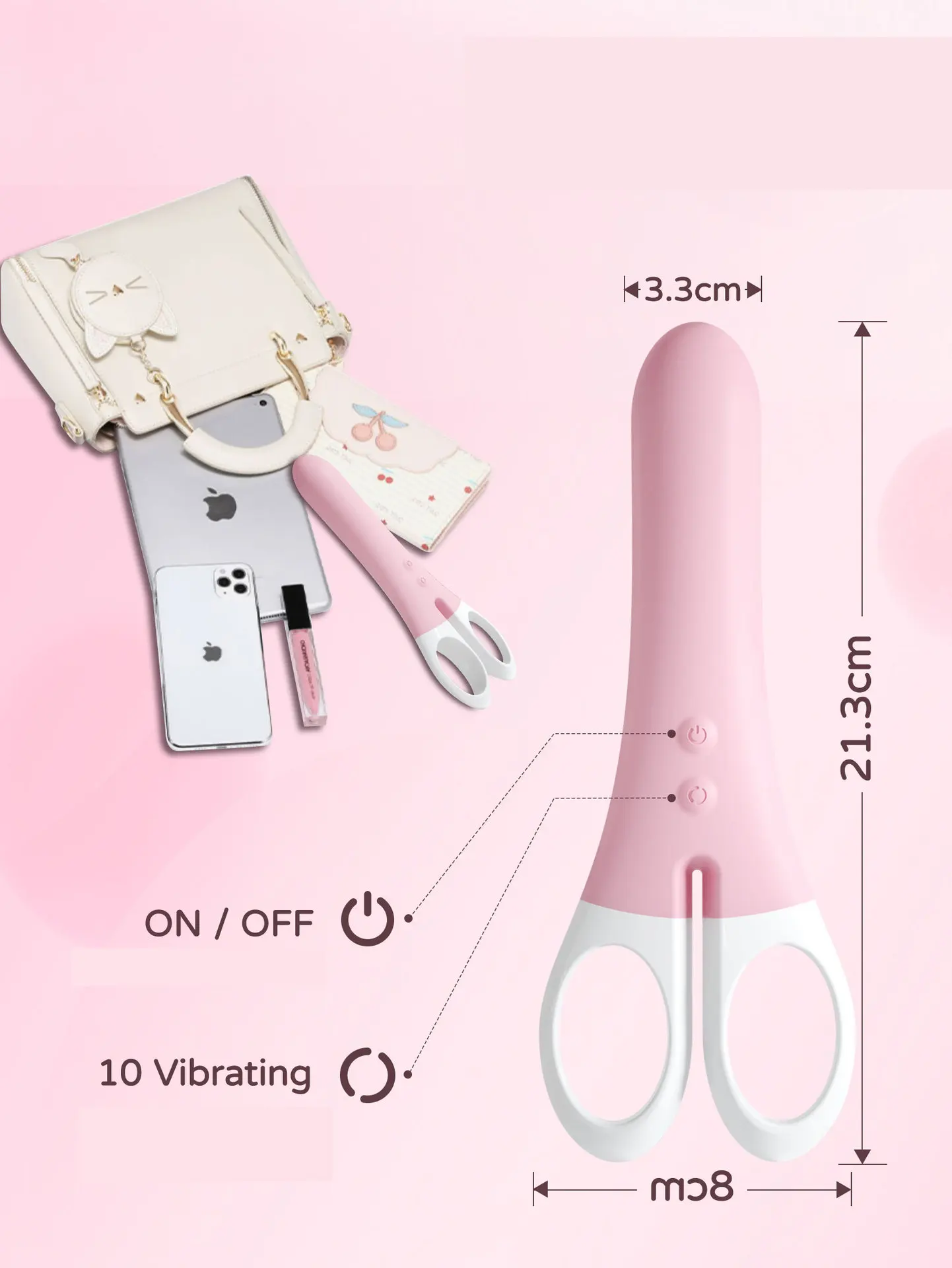 Sex Toys Stationery Scissors Shape App Vibrator for Women Nipple Clitoris Stimulator Vibrating Sexy Machine Clitoral Vibrators