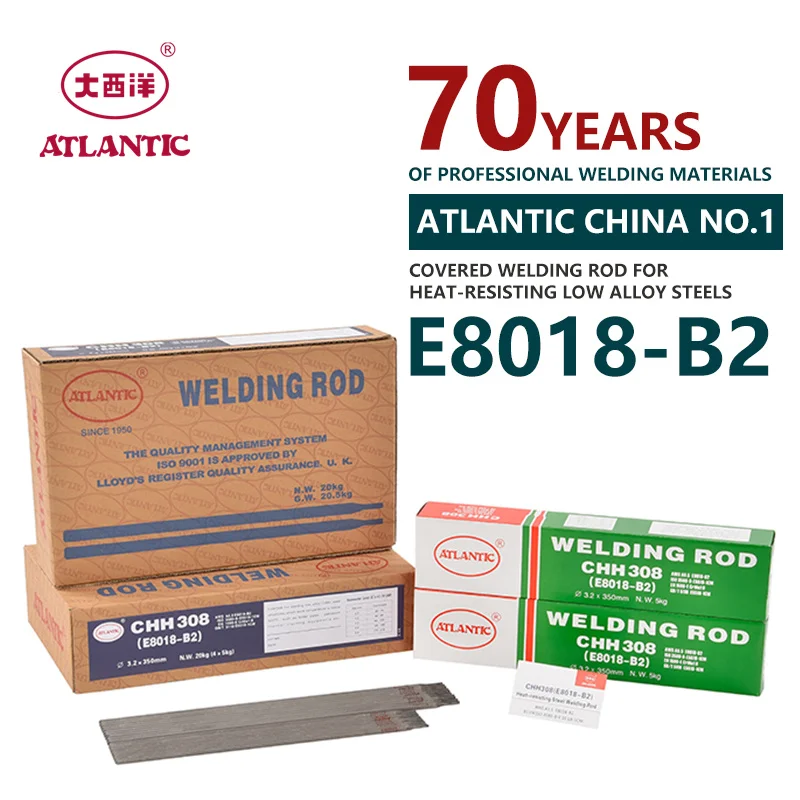 Atlantic Good Quality Welding Rod Top1 E8015 Heat-resisting Steel Welding Rod 2.5mm Factory Price CHH307