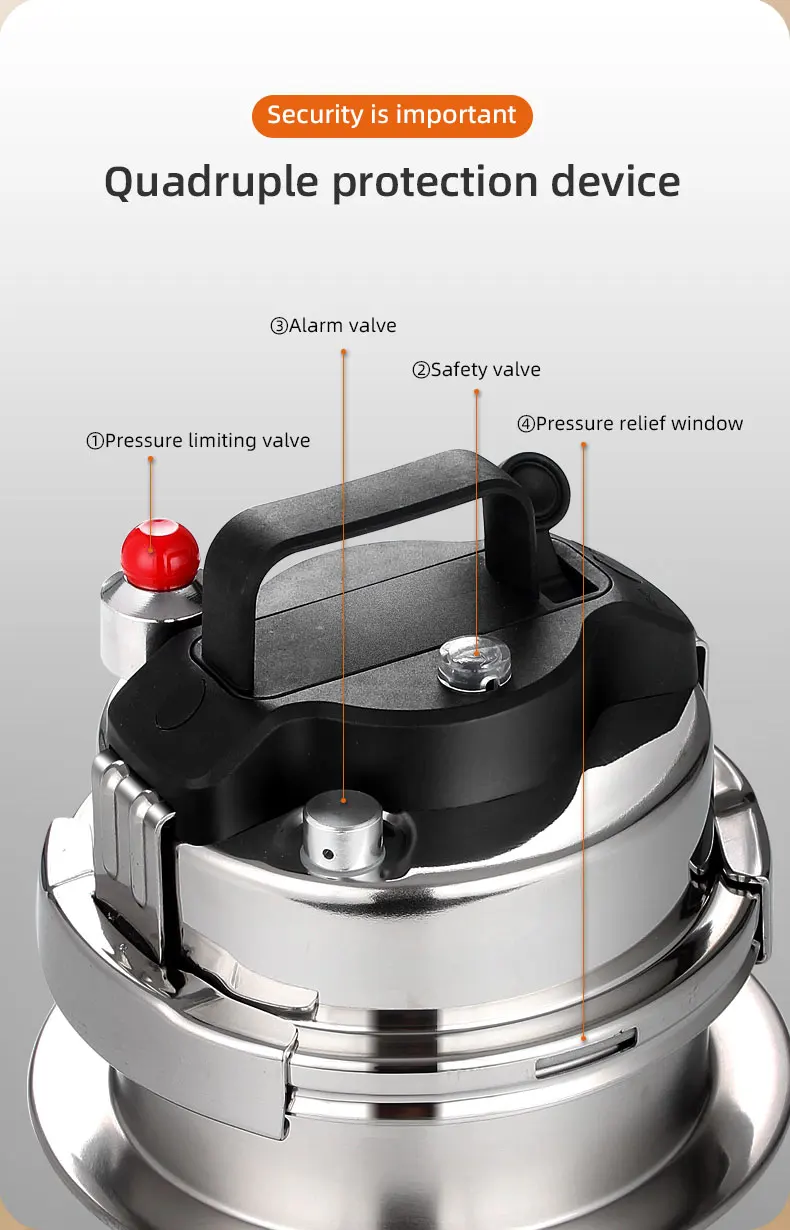 Custom 304 Stainless Steel Silicon Rubber Seal Ring mini cooker