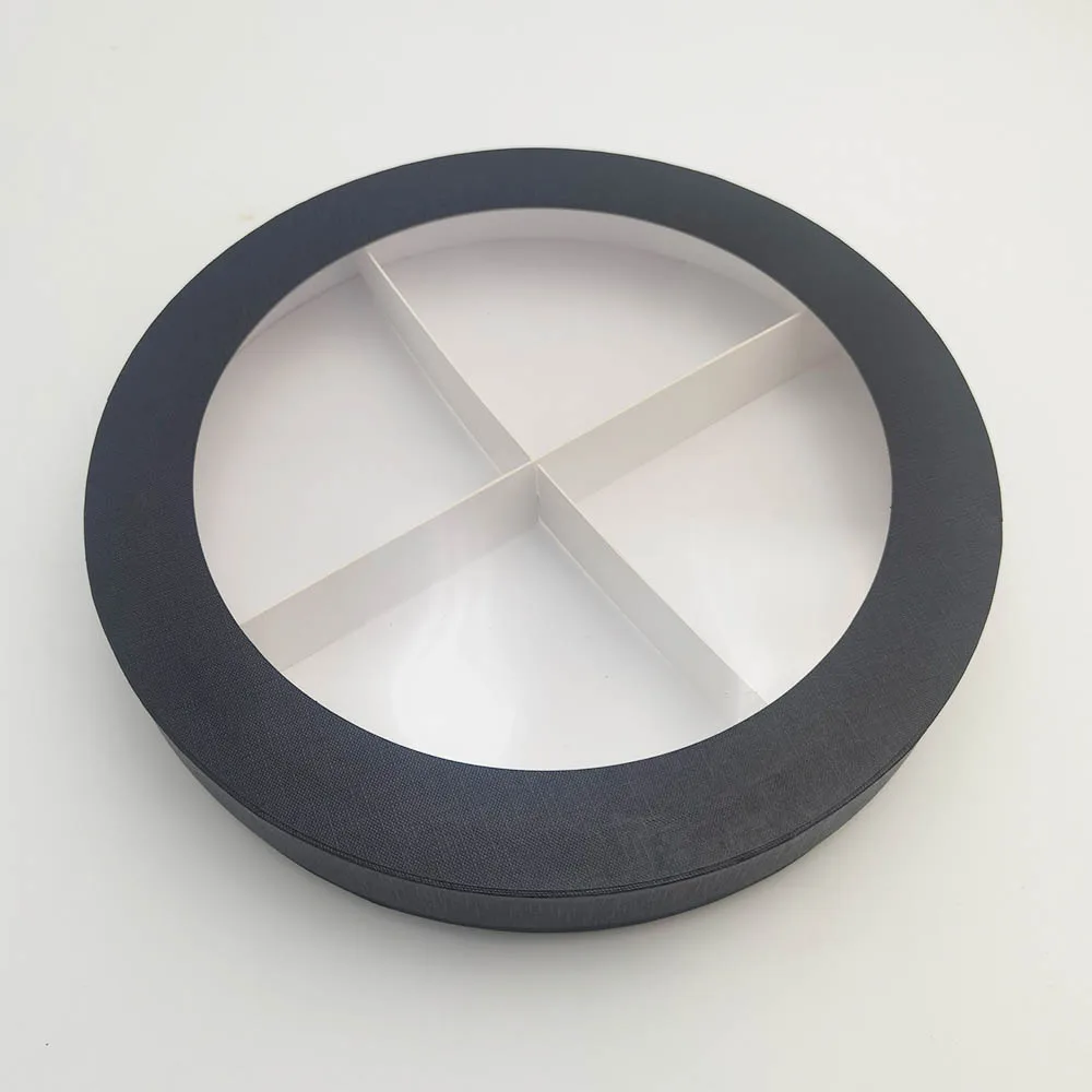 For treat sweet candy chocolate cake biscuit fruit cracker cookies  food carrier handle round gift box