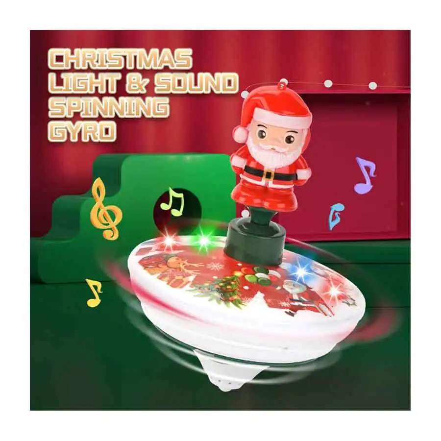 Оптовая продажа рождественские вращающиеся игрушки скоростные со светом и музыкой для детей подарки на рождественскую вечеринку