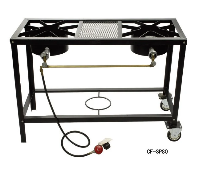 
Wholesale customized safe and easy to move pulley design outdoor gas cooker 
