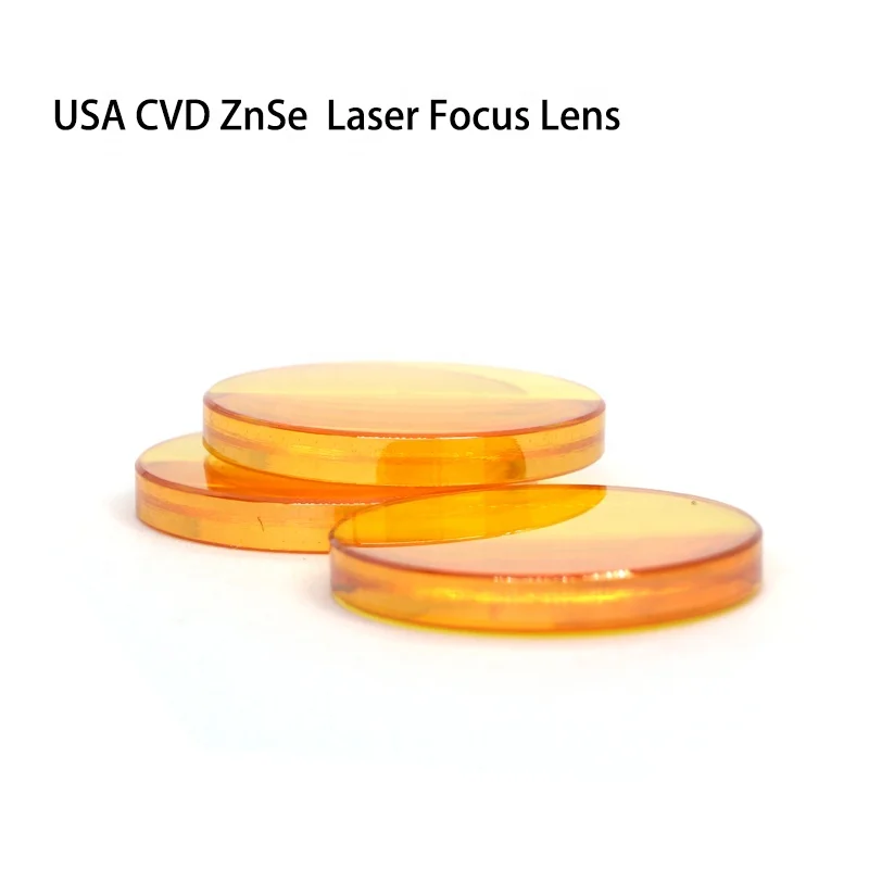 OEM Laser Equipment Parts Wholesale and Retail Large Size Dia 38.1mm  FL127mm/190.5mm Co2 Laser ZnSe Focus Lens