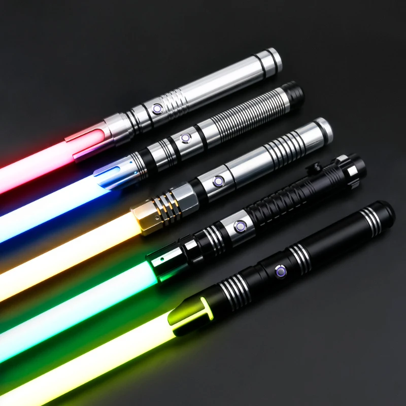 lightsaberluke skywalker lightsaber Luke EP6 Proffie Dueling Lightsaber Metal Handle Blaster FOC Laser Sword Lock-up Toys