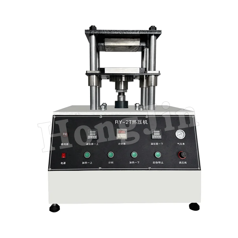Hong Jin High-Precision Manual Heat Press Machine Simple Pneumatic Hardware Heat Paste Machine