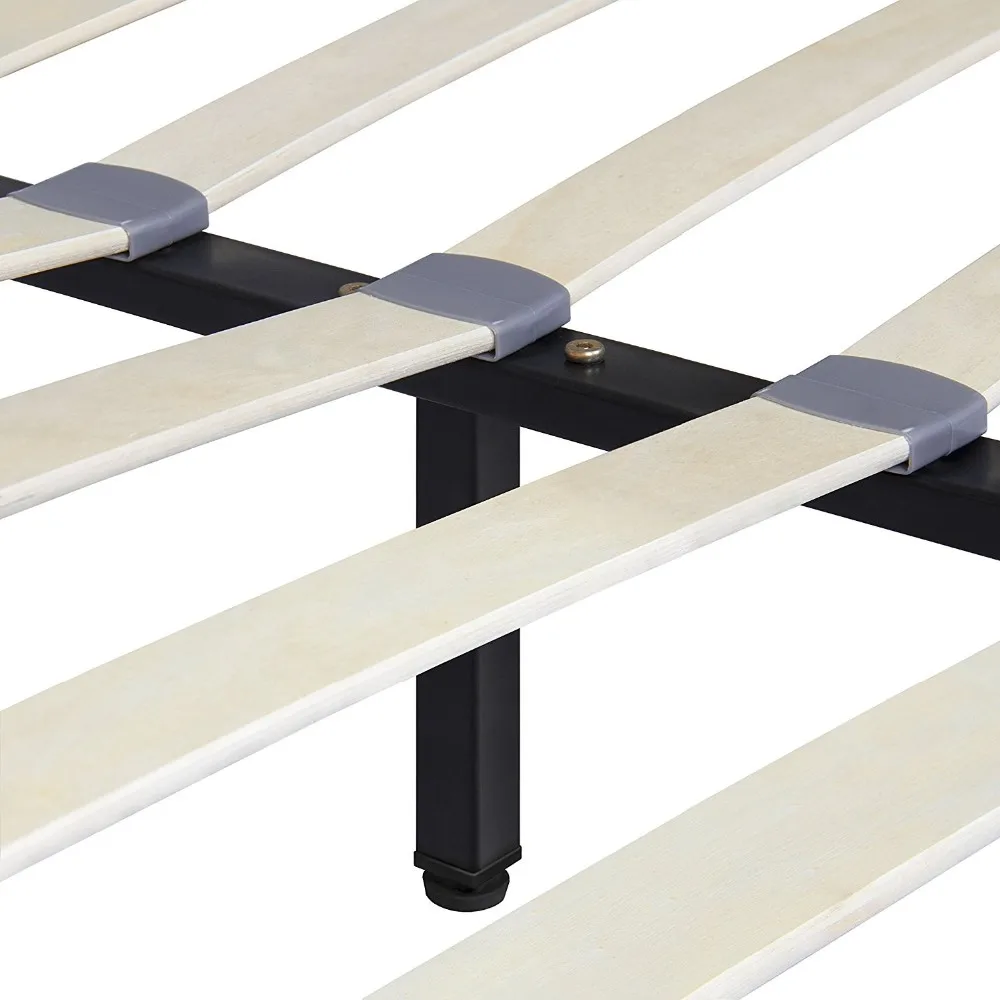 modern furniture bed queen size platform leather bed frame