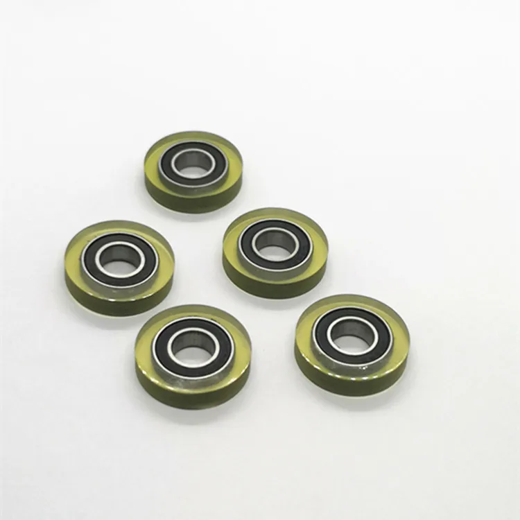 Durable zero noise sponge 22mm 688rs bearing pu roller for sale