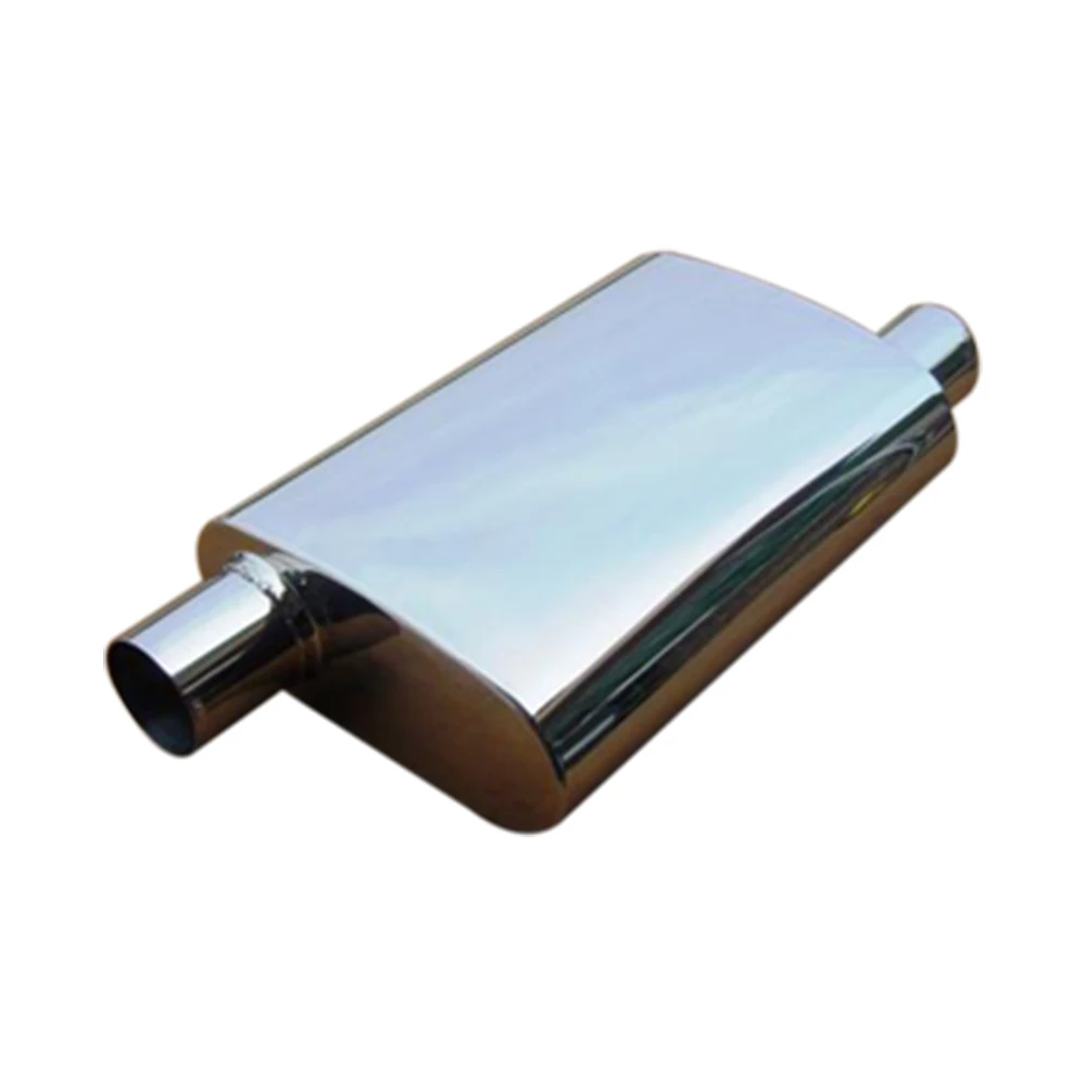 China manufacturer Stainless Steel High Flow Polished Automotive Exhaust Mufflers