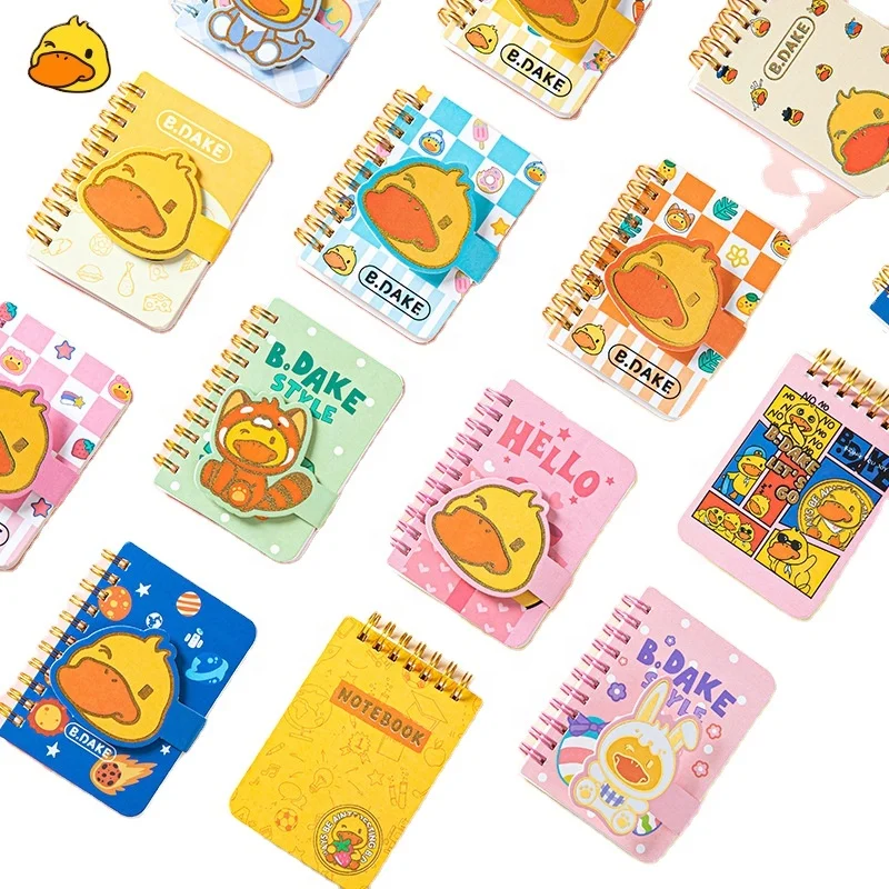 Kawaii Cute Cartoon Stationery Student Children Cute Cartoon Coil Book Cute Duck Pocket Notebook