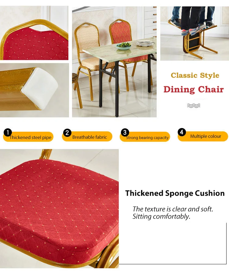 Commercial Furniture Vintage Green Fabric Chair Modern Scandinavian Dining Chairs for Cafe