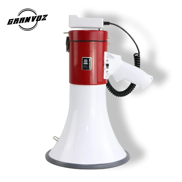 High-Powered Loudspeaker 25W ABS Rechargeable Outdoor Handle Megaphone