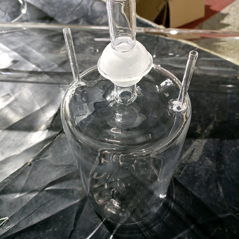 Wholesale polished quartz crystal glass test tube