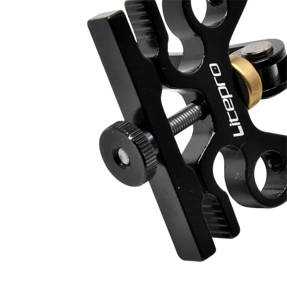  Litepro складной велосипед педали Quick Release устройства для Brompton Алюминиевый сплав QR пластина езды на велосипеде размещения