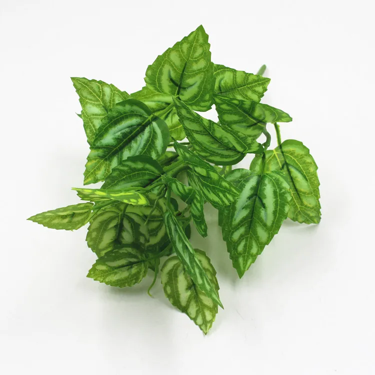 Wholesale decorative artificial plant leaf for green wall and wedding decorations AP18240
