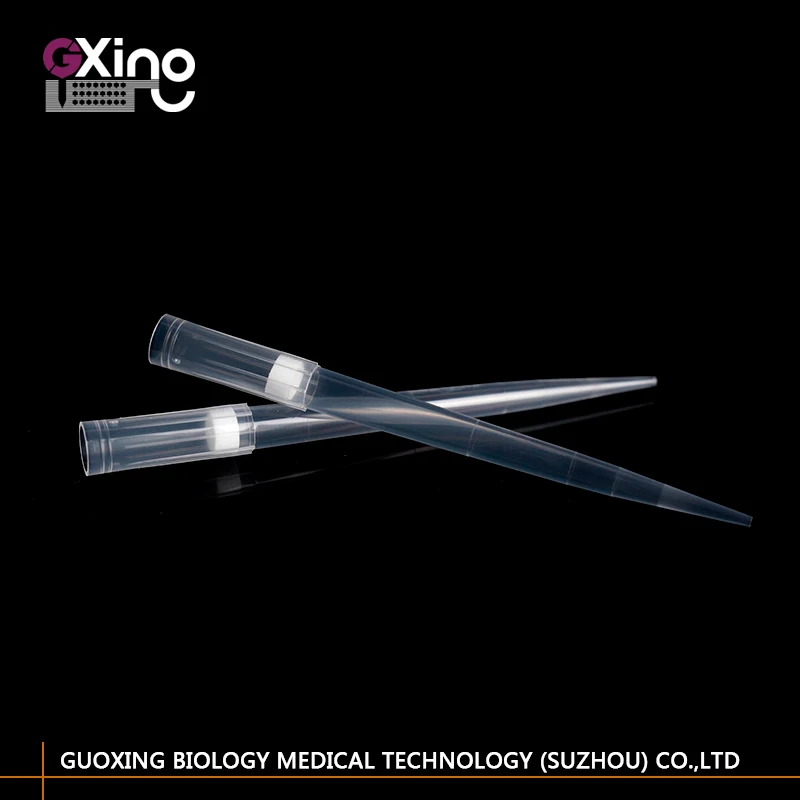 Laboratory Disposable Sterile Universal 1250ul 96 Well Filter Micropipette Laboratory Plastic Pipette Tips Rack