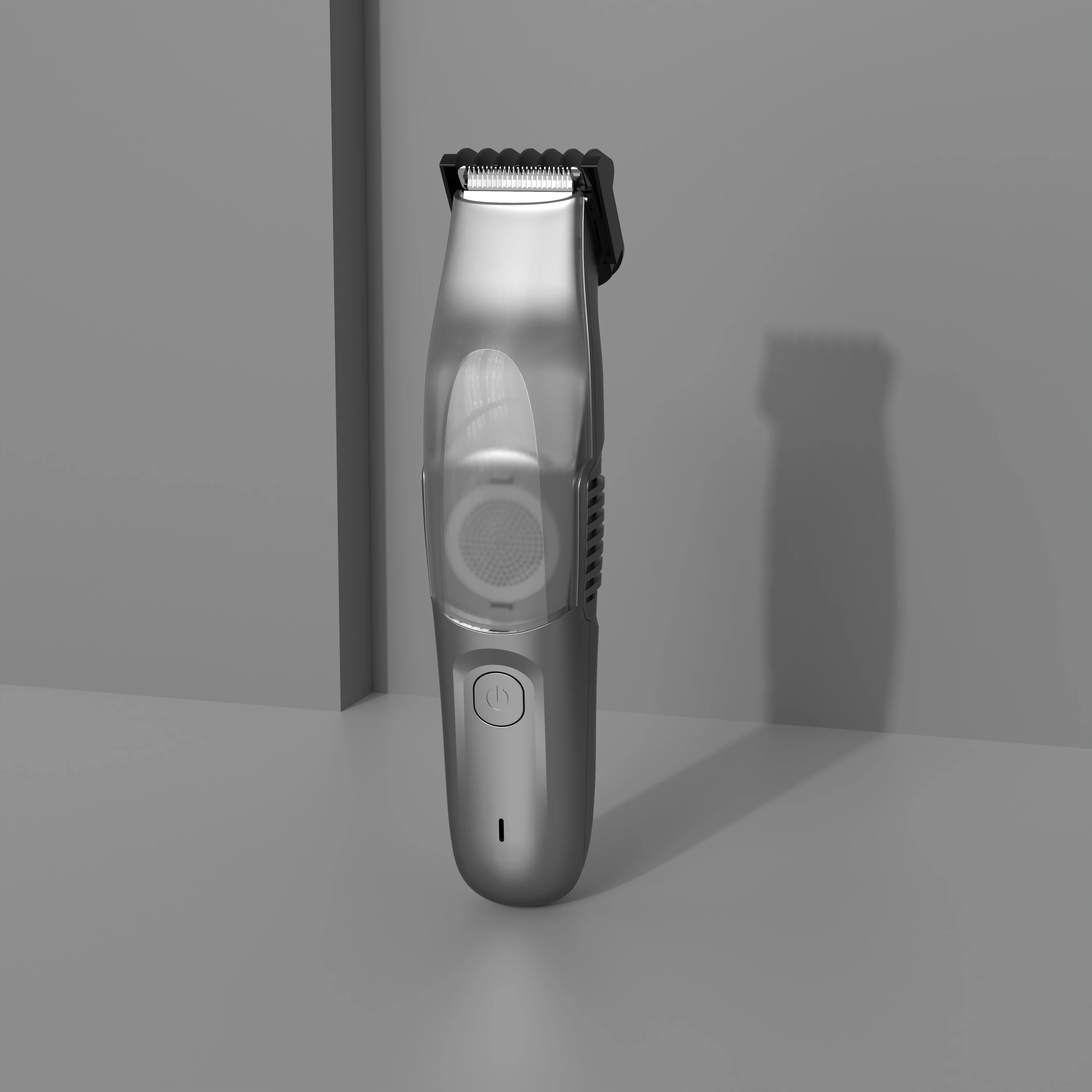 Beard Trimmer Vaccum Hair Clipper for Home Double Motor Design Low Working Noise Waterproof Electric Stainless Steel Ceramic