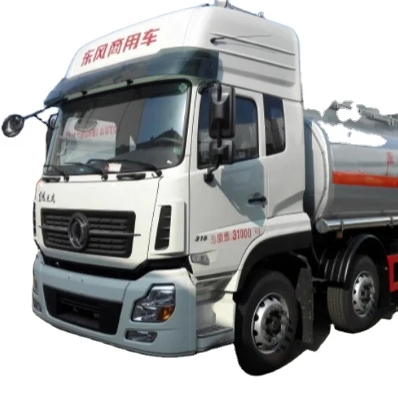 Dongfeng 30cbm Oil Delivery Tanker Truck 8*4 Gasoline Petroleum Diesel Tanker Fuel Tank Truck